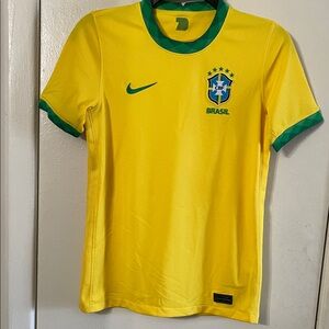 NIKE BRASIL HOME SOCCER JERSEY KIDS-BOYS SIZE L
